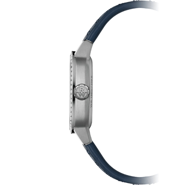 Freelancer Ladies Automatic Blue Dial Leather Watch | 34.5 x 34.5mm