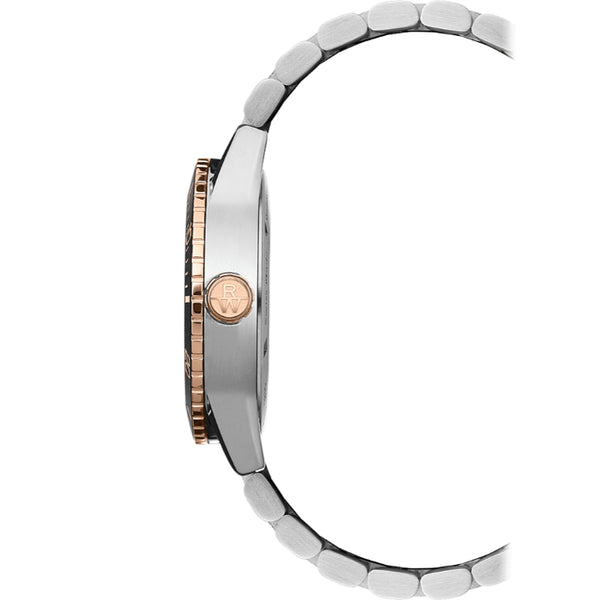 Freelancer Diver Men's Two-Tone Gradient Black Dial Bracelet Watch | 42.5mm