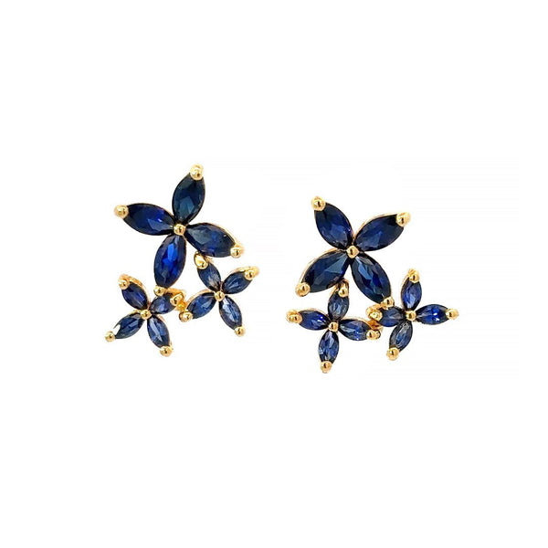 3 Flowers Earrings
