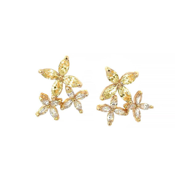 3 Flowers Earrings