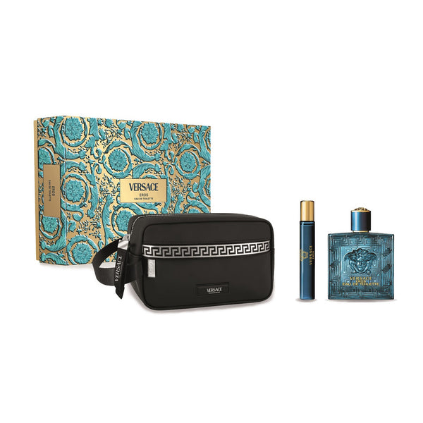 Eros Set | Edt 100ml + 10 ml + Pouche | Men