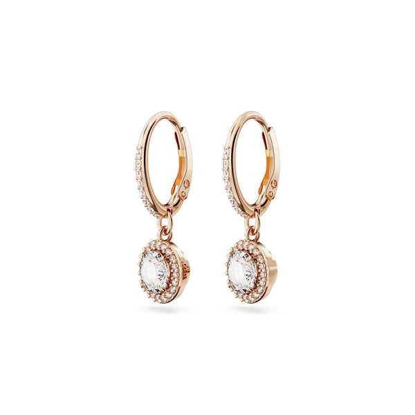 Constella Drop Earrings Round Cut