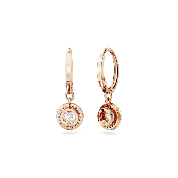 Constella Drop Earrings Round Cut