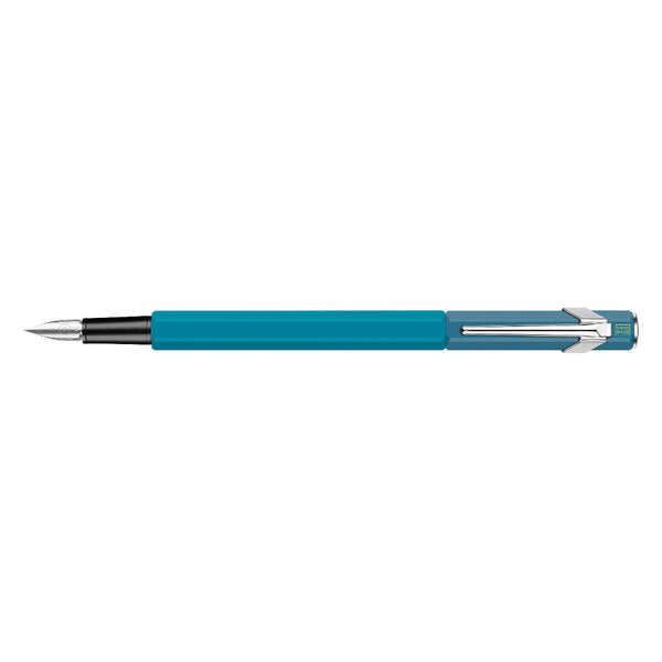 849™ PAUL SMITH Cyan Blue and Steel Blue Fountain Pen (F) - Limited Edition