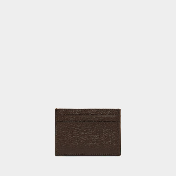 Ribbon | Card Holder in Ebano Leather