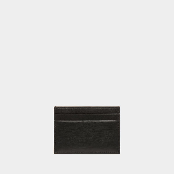 Mythos | Card Holder In Black Recycled Leather