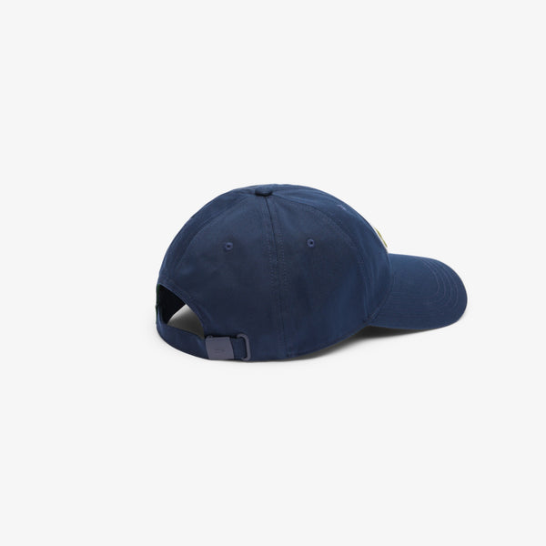 Crocodile Badge Cotton Twill Cap