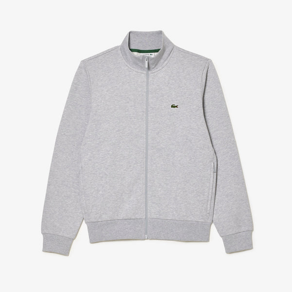 Zip-Up High Neck Fleece Sweatshirt | Men