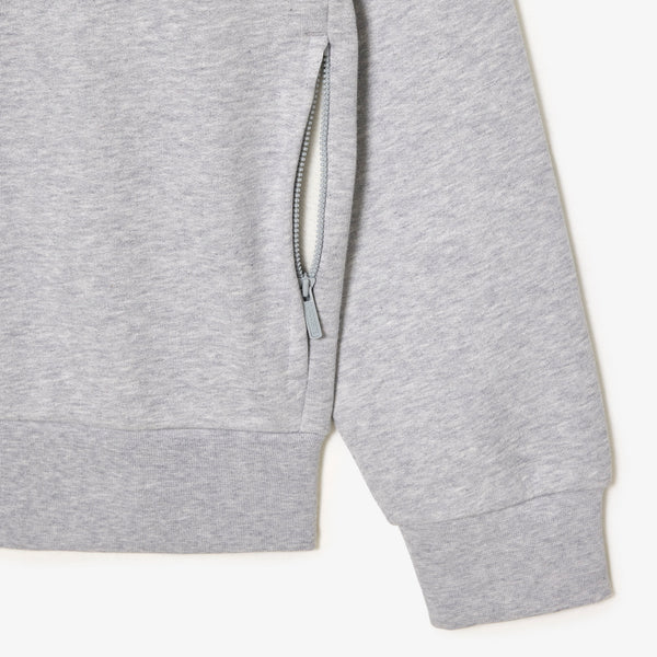 Zip-Up High Neck Fleece Sweatshirt | Men