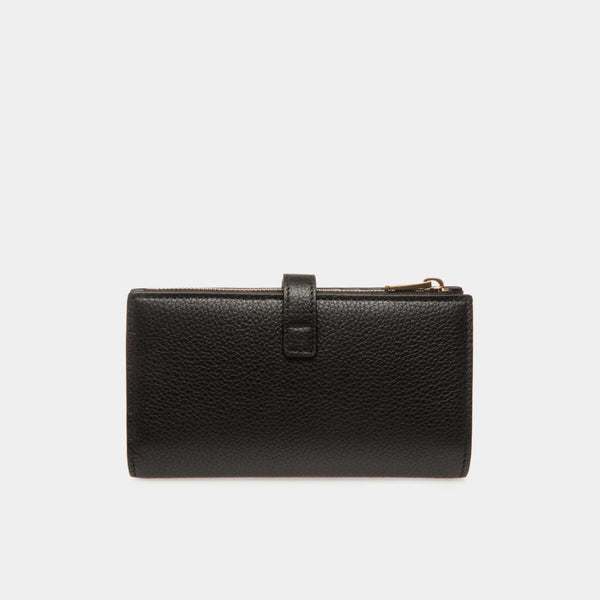 Lock Me | WoLong Wallet in Black Grained Leather