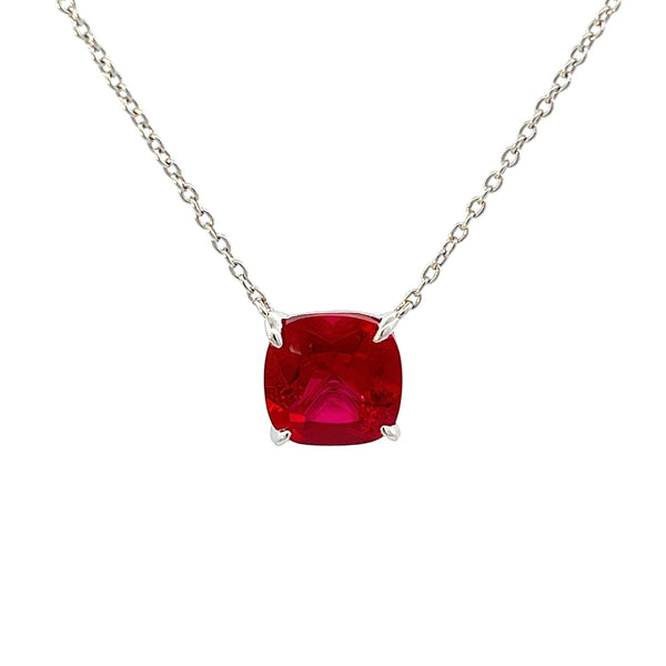 Classic Cushion Cut Necklace