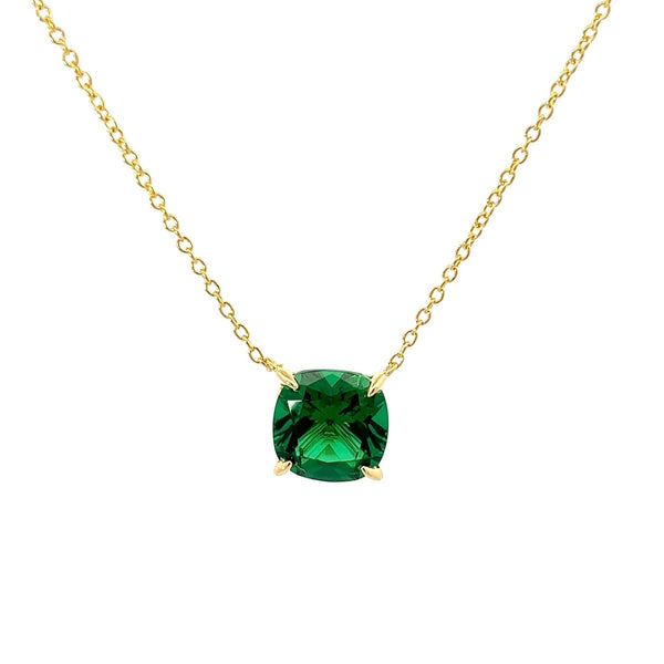 Classic Cushion Cut Necklace