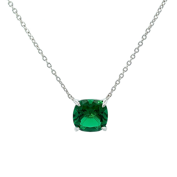 Classic Cushion Cut Necklace