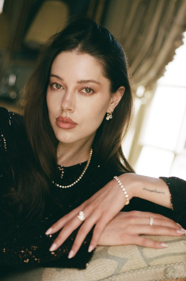 Frosted Teardrop Bracelet by Jourdan Sloane