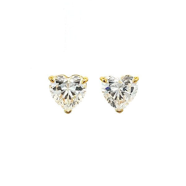 Heart Cut Studs