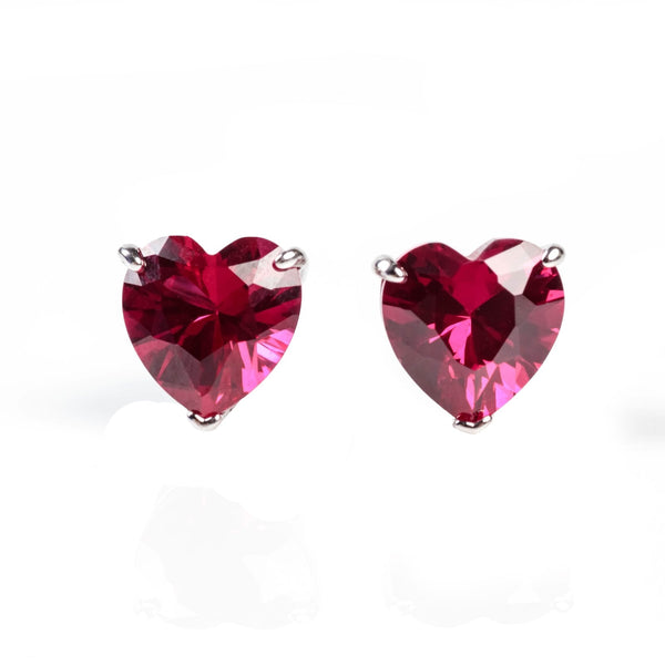 Heart Cut Studs