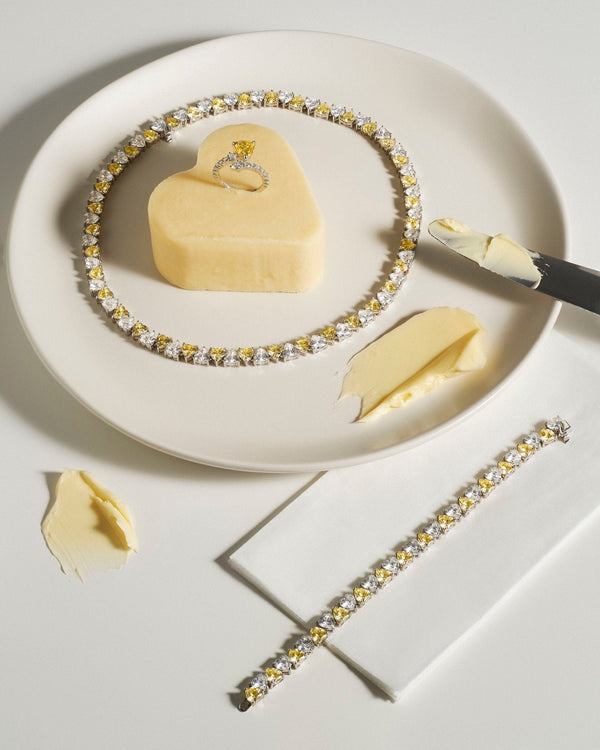 Heart Shaped Tennis Choker