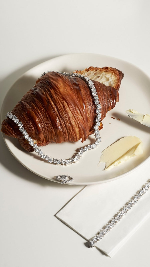 Heart Shaped Tennis Choker