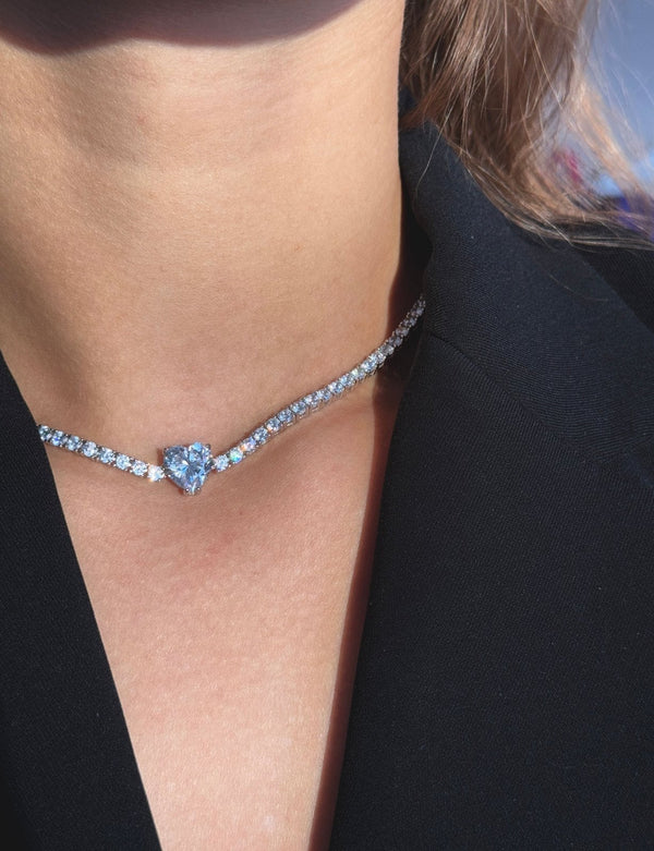 Heart Tennis Choker