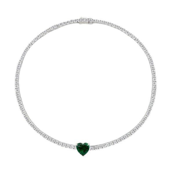 Heart Tennis Choker