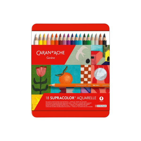 Box of 18 Supracolor™ Aquarelle Colours - Special Edition
