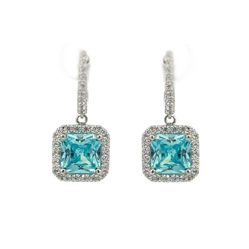 Square Leverback Earrings