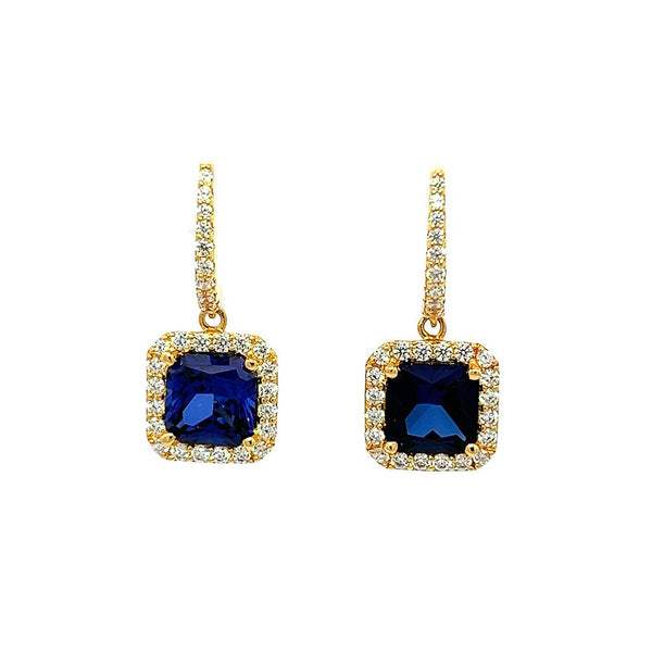 Square Leverback Earrings