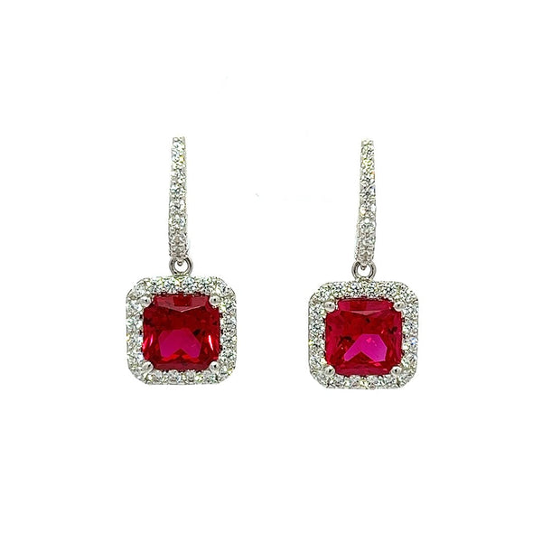 Square Leverback Earrings