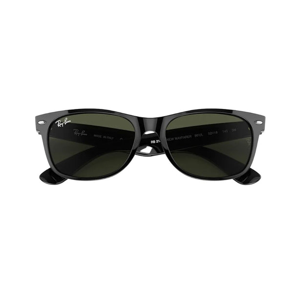 New Wayfarer Rubber Black - G-15 Green | Crystal Standard