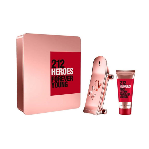 Gift Set 212 Heroes Forever Young | Edp 80ml + BL 100ml | Women