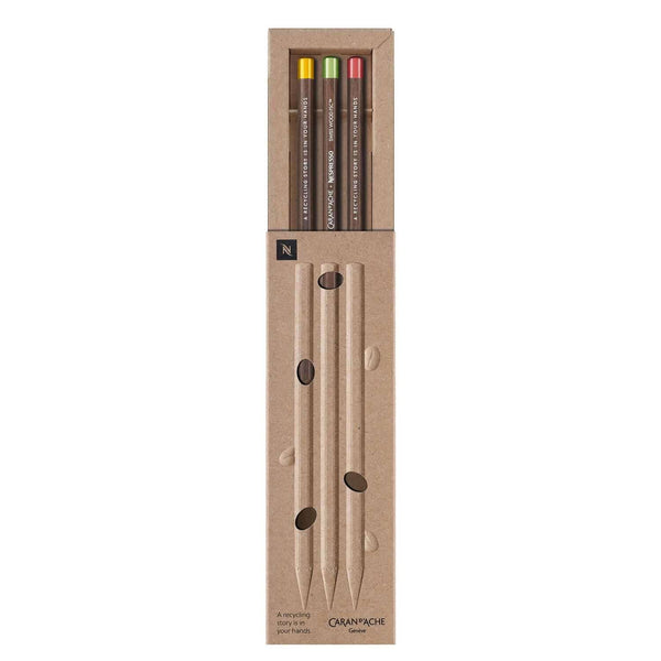 Set of 3 NESPRESSO Swiss Wood Pencils Special Edition No 1