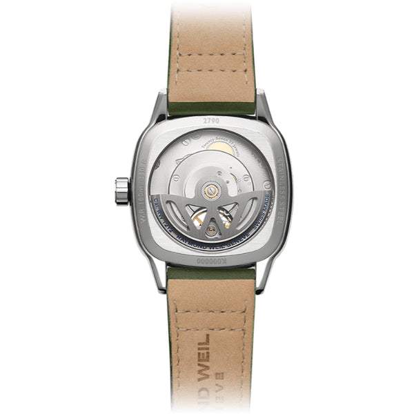 Freelancer Calibre RW1212 Men’s Automatic Green Leather Strap Watch | 40 x 40mm