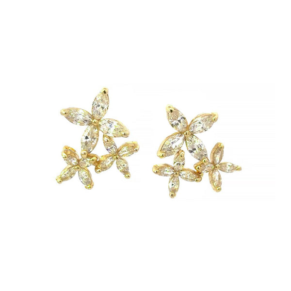 3 Flowers Earrings