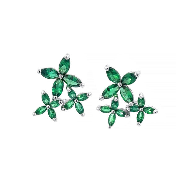 3 Flowers Earrings