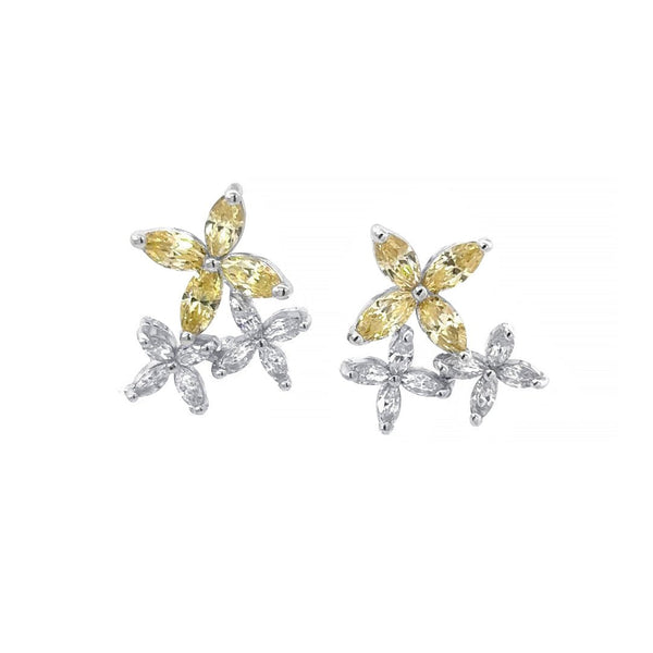 3 Flowers Earrings
