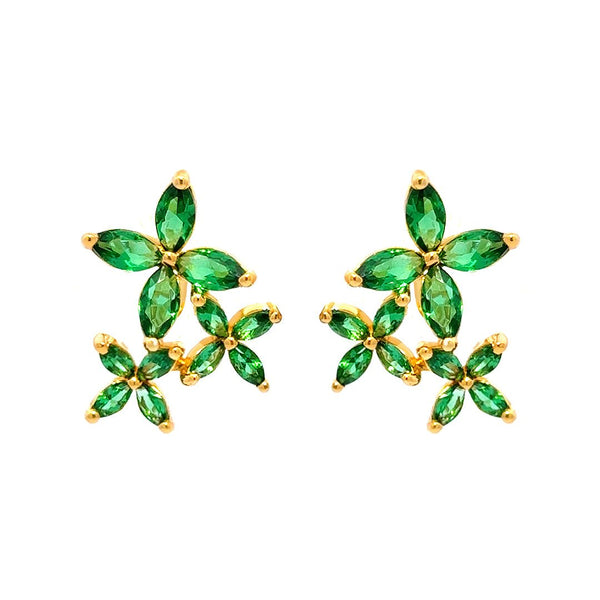 3 Flowers Earrings