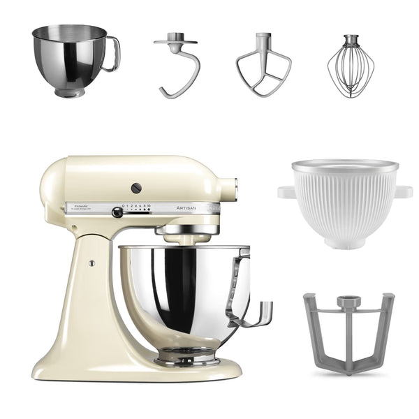 KSM135 Cream SWISS GARANTIE + Ice Cream Maker