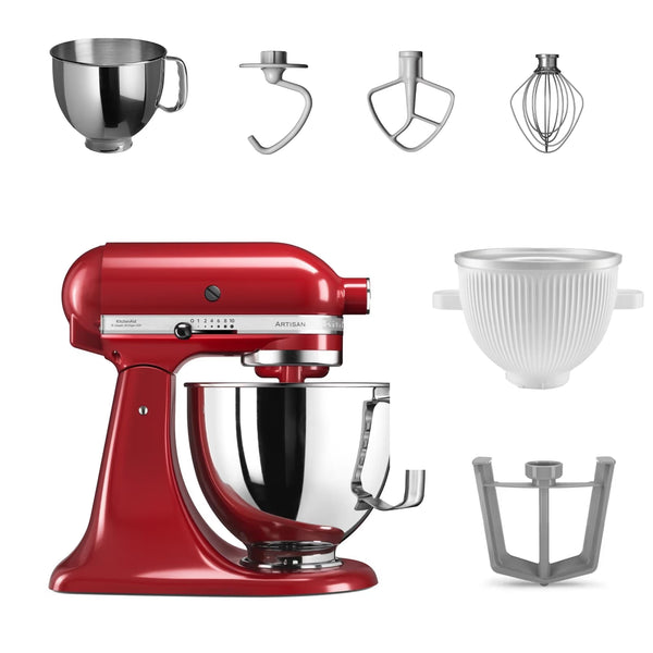 KSM135 Red SWISS GARANTIE + Ice Cream Maker