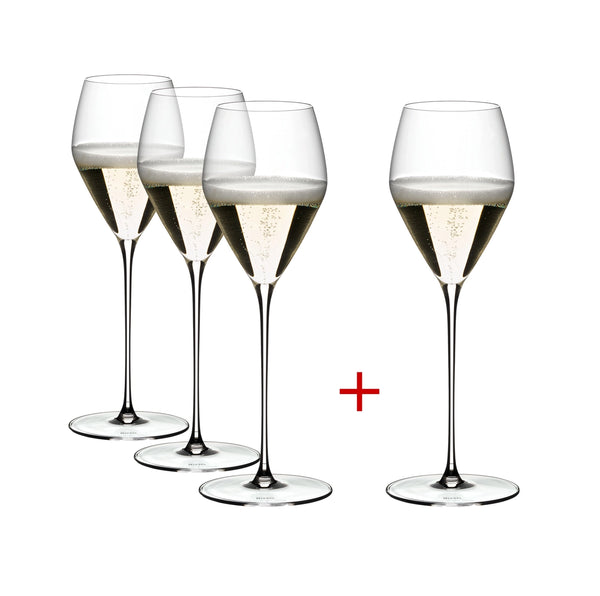Veloce Champagne Wine Glass - Set