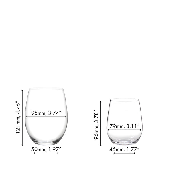 The O Wine Tumbler Cabernet/Merlot + Viognier/Chardonnay - Set
