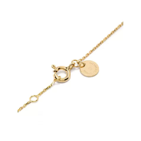 Victoria Clover Bracelet | Yellow Gold | Green Agate