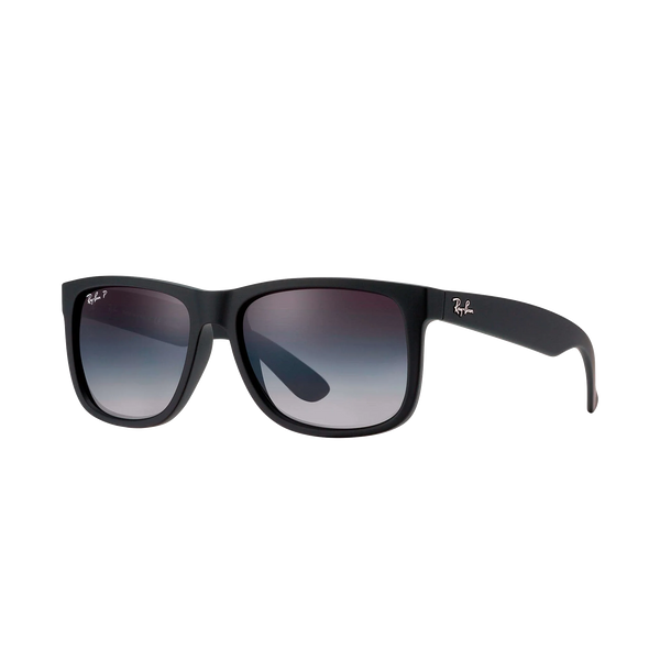 Justin Rubber Black - Light Grey Gradient Grey | Policarbonate Polarized
