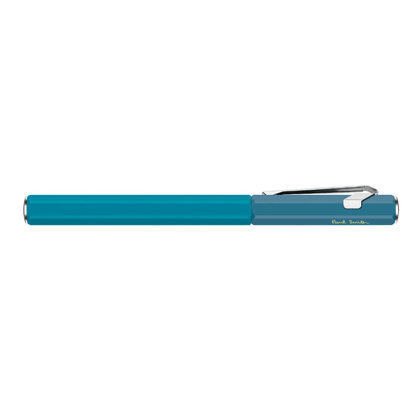 849™ PAUL SMITH Cyan Blue and Steel Blue Fountain Pen (F) - Limited Edition