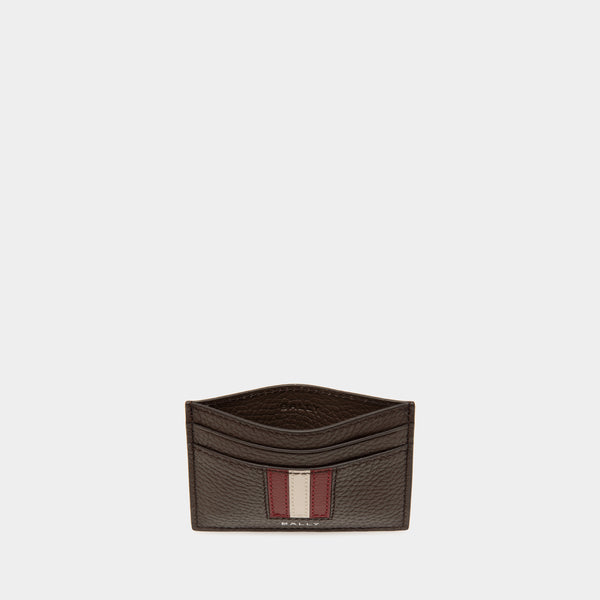 Ribbon | Card Holder in Ebano Leather