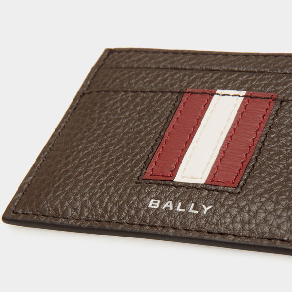 Ribbon | Card Holder in Ebano Leather