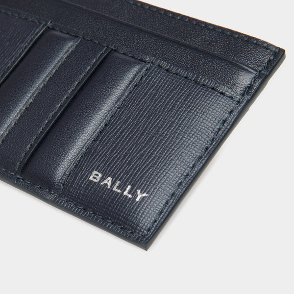 Mythos | Card Holder in Navy Blue Recycled Leather
