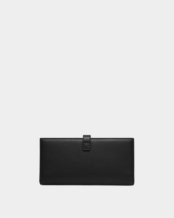 Lock Me | WoLong Wallet In Black Grained Leather