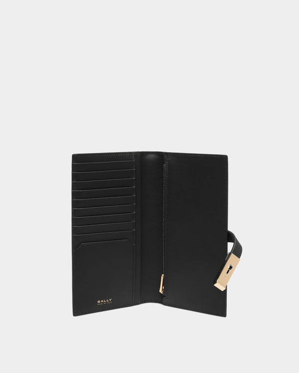 Lock Me | WoLong Wallet In Black Grained Leather