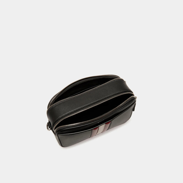 Mythos | Crossbody Bag in Black Recycled Leather