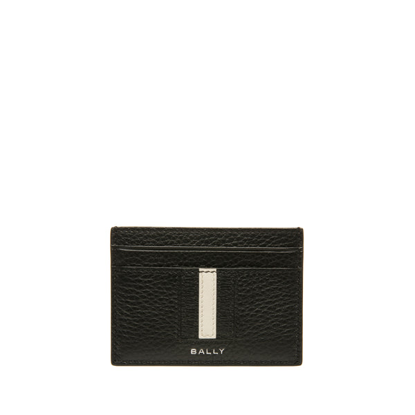 Ribbon Card Holder | Card Holder | Black Leather